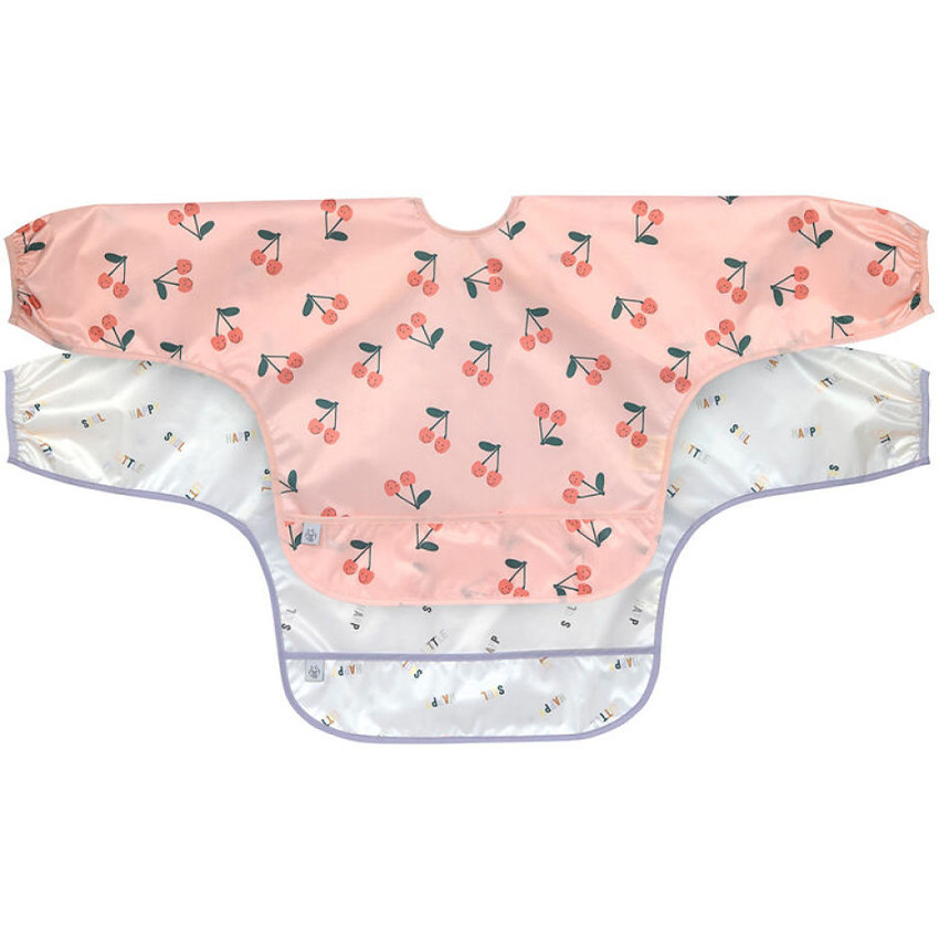 Slab lange mouwen waterdicht 6-24m Happy Fruits Cherry 2stks 