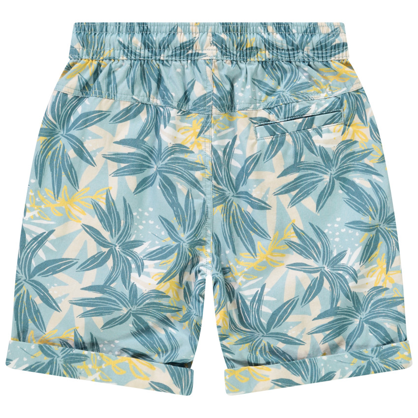 Bermuda en coton imprimé palmiers pour garçon 