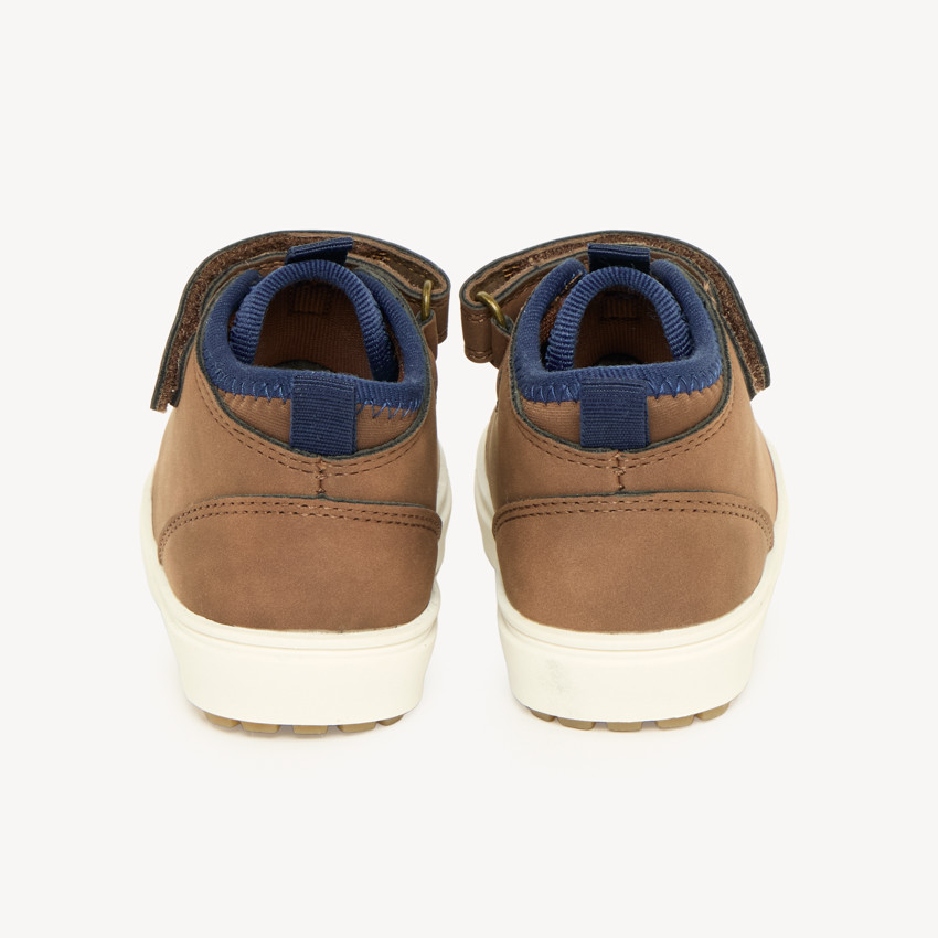 Bottines voor jongens met elastische veters en klittenband 
