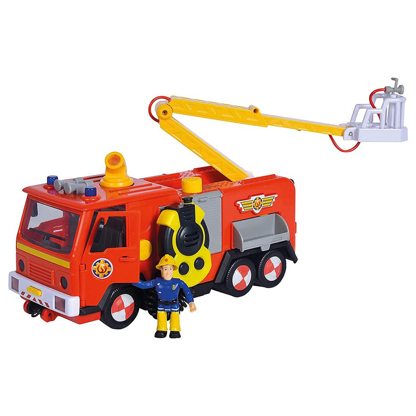 Jupiter ultieme vrachtwagen en Sam de brandweerman beeldje 
