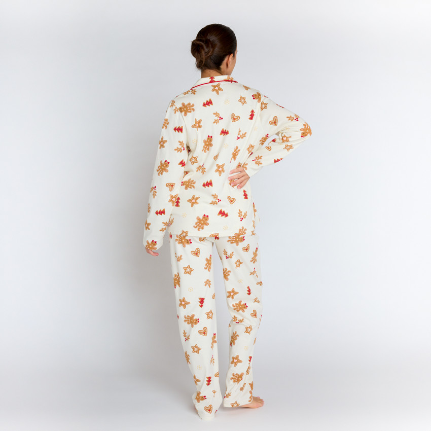 Ensemble pyjama 2 pièces Noël pour femme 