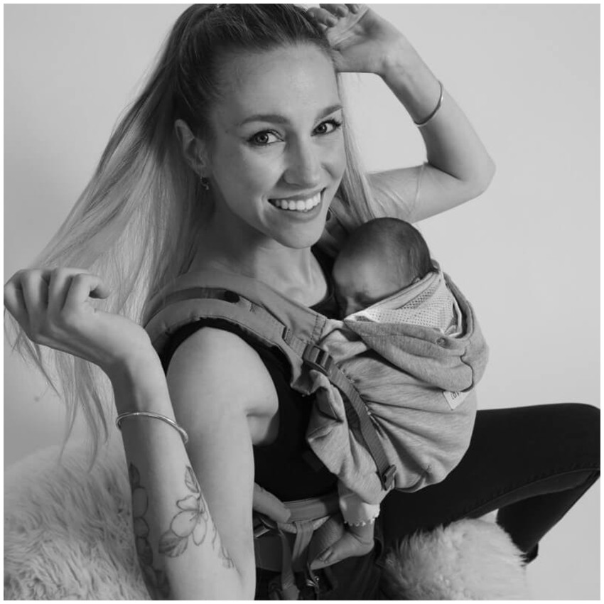 Porte bébé 2-en-1 HoodieCarrier 2 Gris Athlétique 