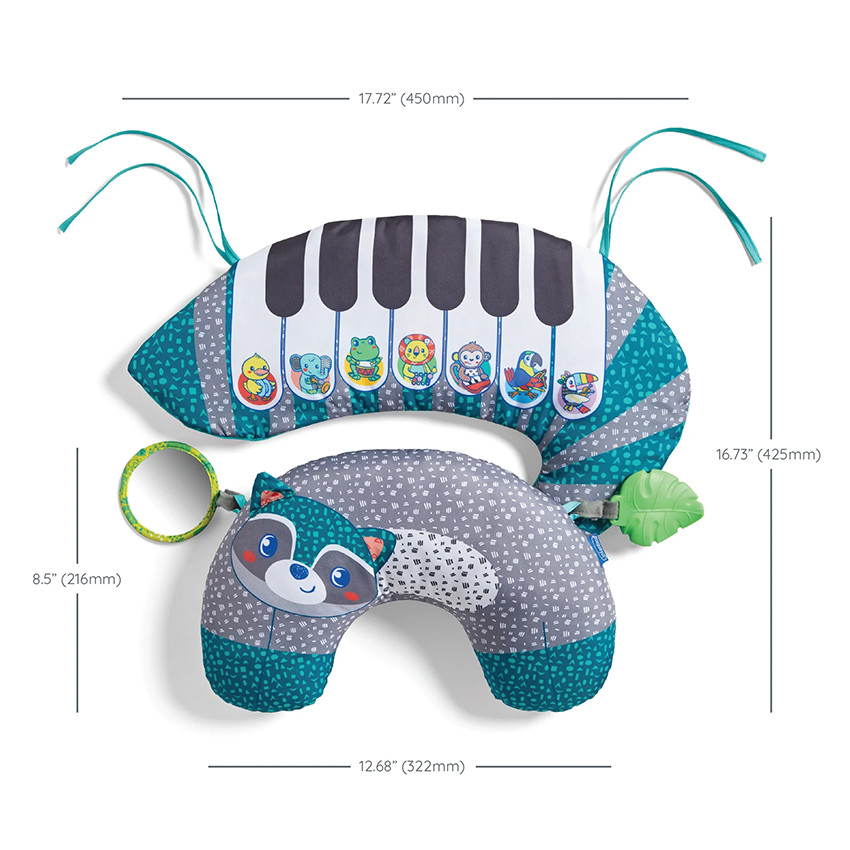 Steunkussen en piano – Grow With Me 3-in-1 Tummy Time Piano 