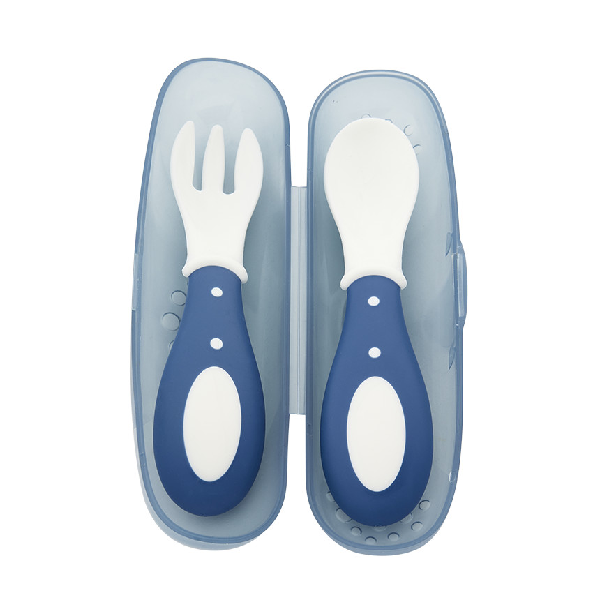 Set van 2 Yummix bestek Blauw 