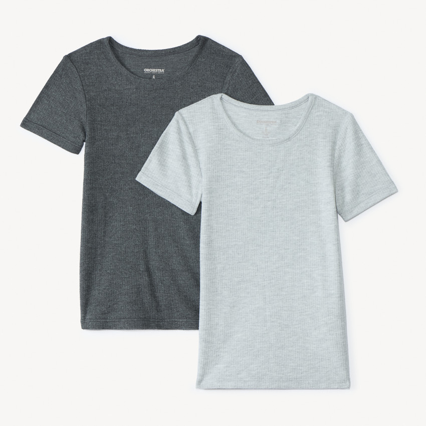 Set van 2 thermische shirtjes met korte mouwen voor jongens 