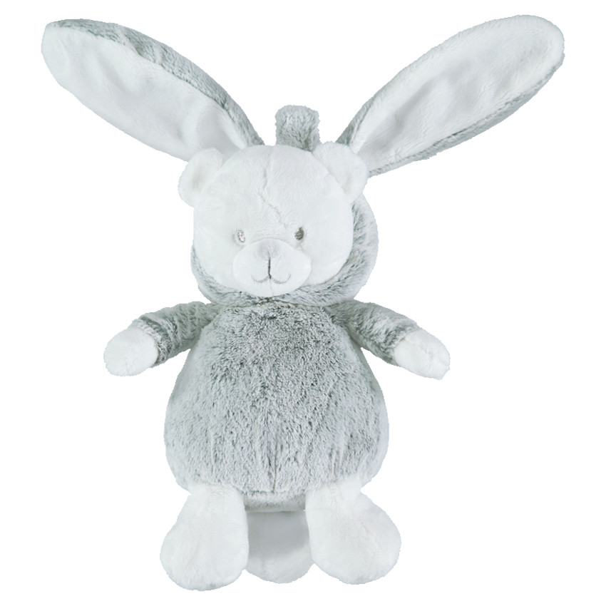 Pluche in fluweel en sherpa in konijnvorm 