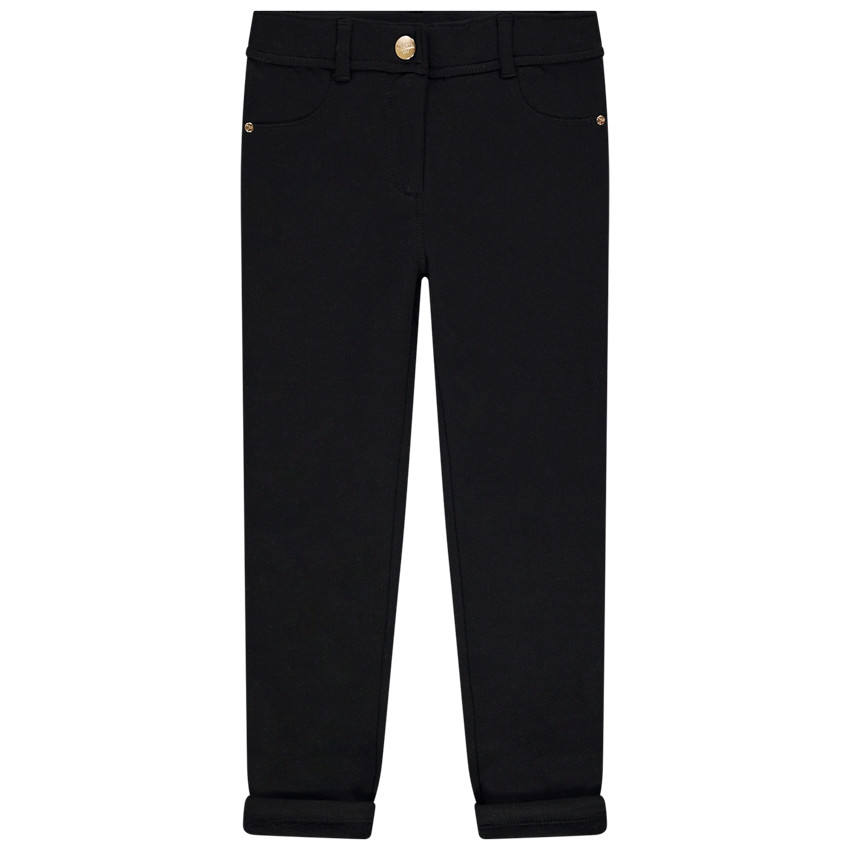 Fleecebroek in effen kleur voor meisjes 