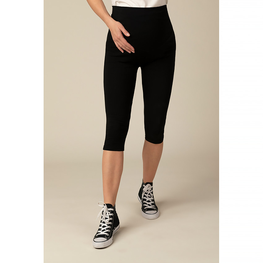 Legging court de grossesse en jersey 