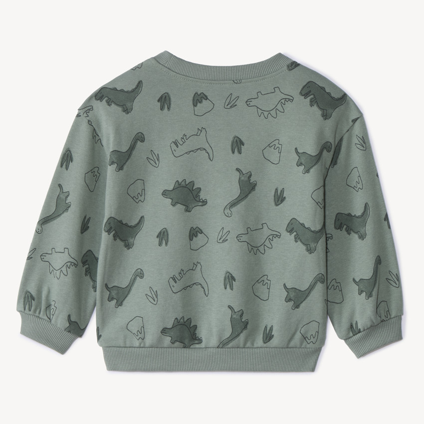 Sweat molleton oversize imprimé animaux pour bébé garçon 