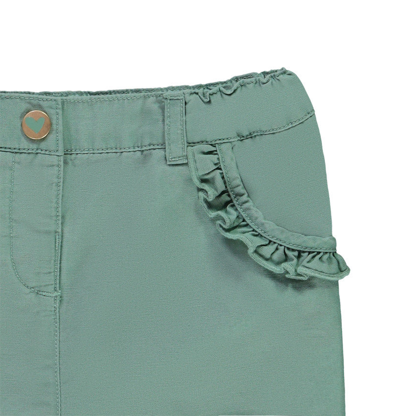 Short met ruches zakken voor baby meisjes 