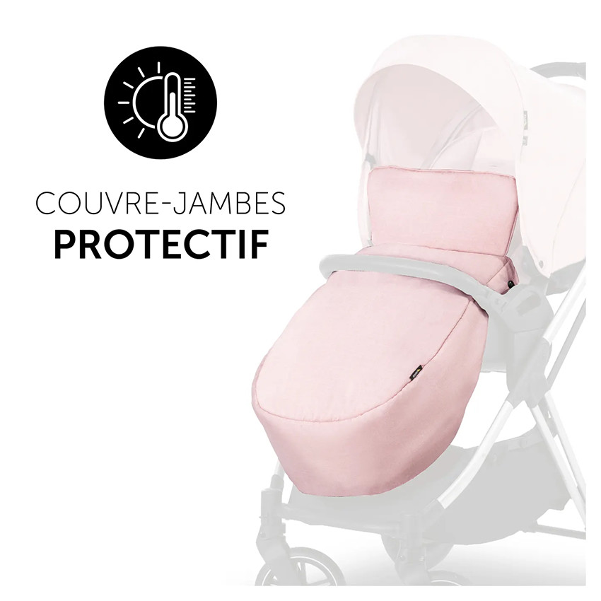 Set Vision X Poussette + Nacelle Melange Rose 