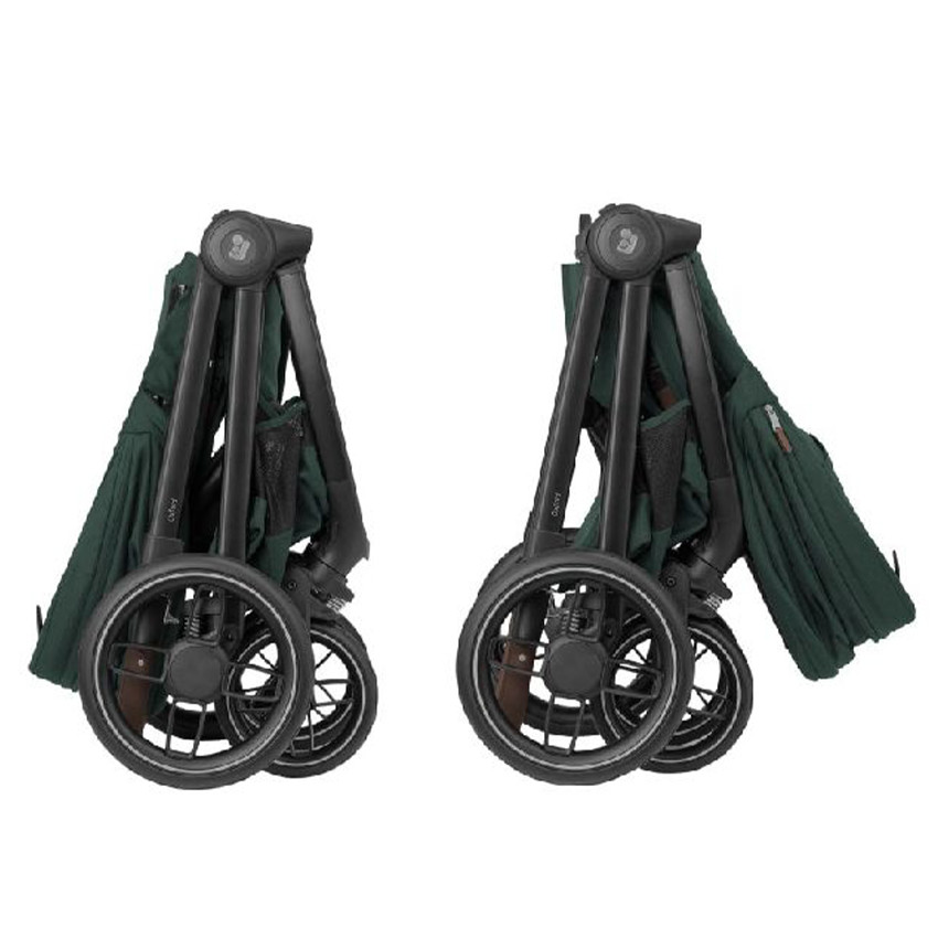 Kinderwagen + draagmand Oxford Plus Twillic Green 