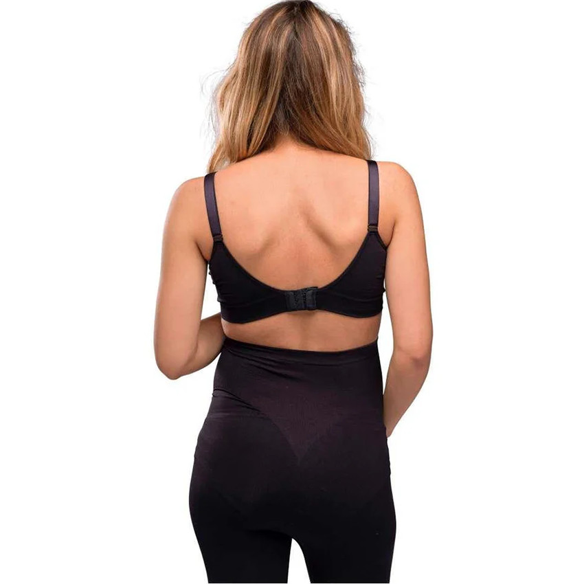 XL - Zwangerschapsondersteunende legging - Gerecycled- Zwart  