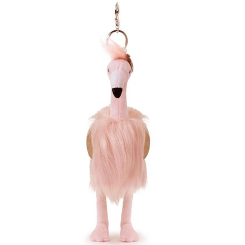 Sleutelhanger luiertas - Pink Flamingo 