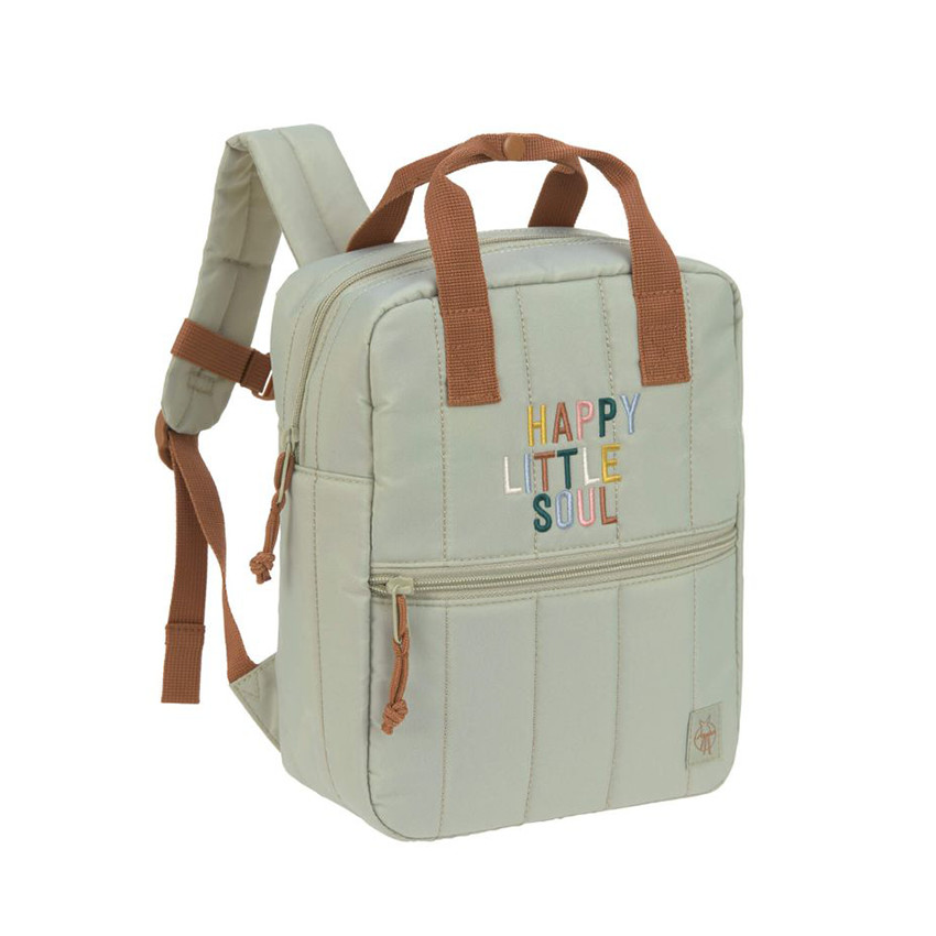 Mini sac à dos carré Little Gang Light Kaki 