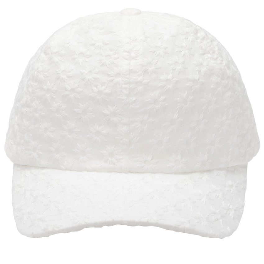 Engels borduursel pet met strik voor meisjes 