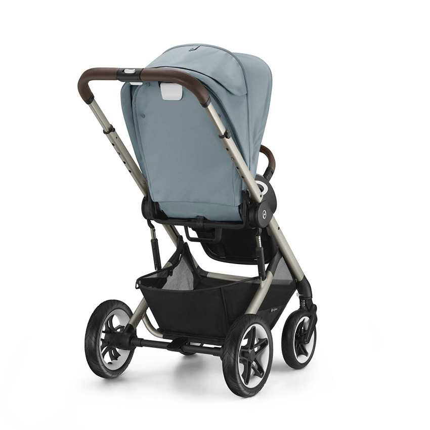Poussette Talos S Lux tout-terrain Stormy Blue/Chassis Taupe 