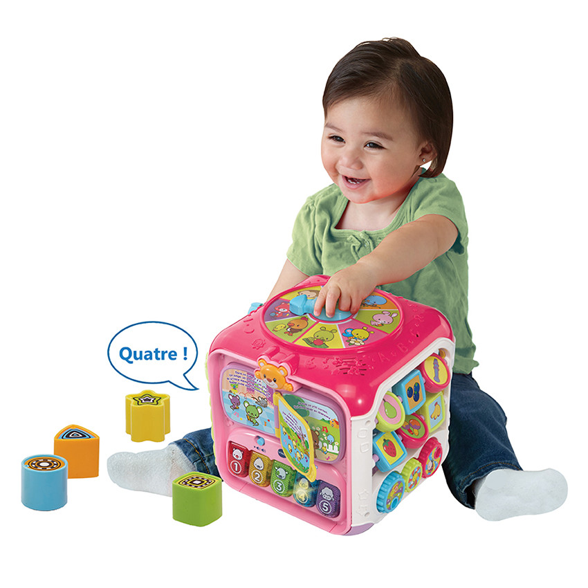 Super cube des découvertes rose 