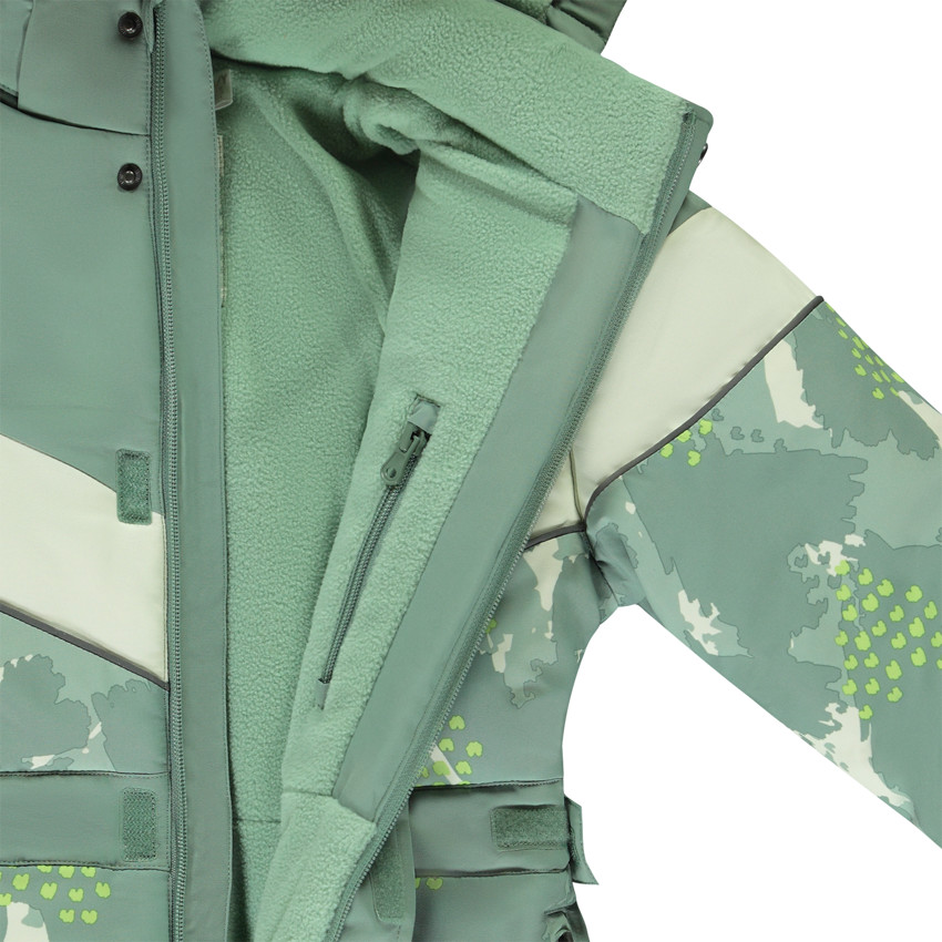 Combinaison de ski doublé avec imprimé fantaisie pour garçon 