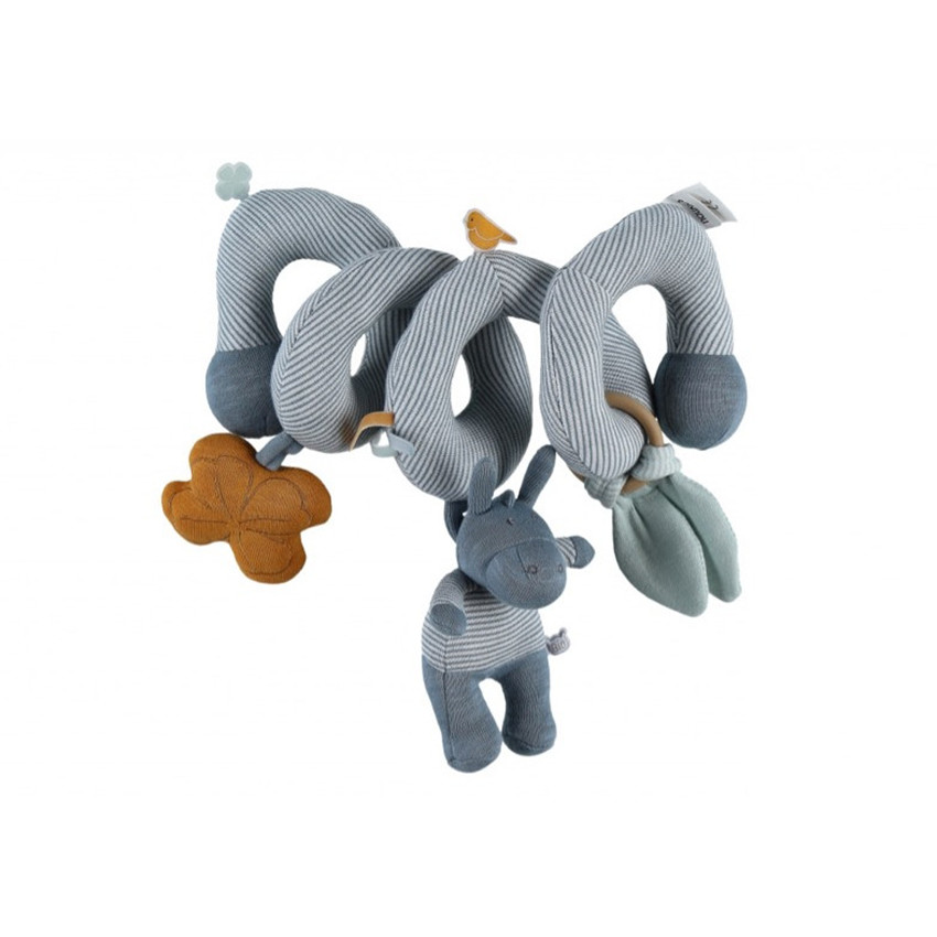 Spirale d'activité Paco en coton - Bleu  