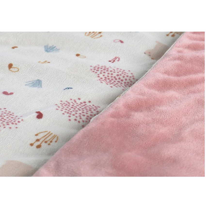 Couverture Lina & Joy en veloudoux 100 x 75 cm 