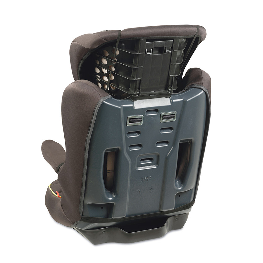 Autostoel Quilt Groep 1/2/3 (van 9 tot 36 kg) - Bruin 