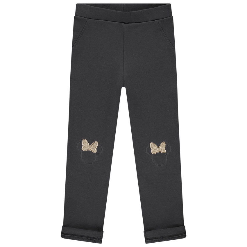 Meisjes jegging met Minnie Mouse hoofdapplicatie 