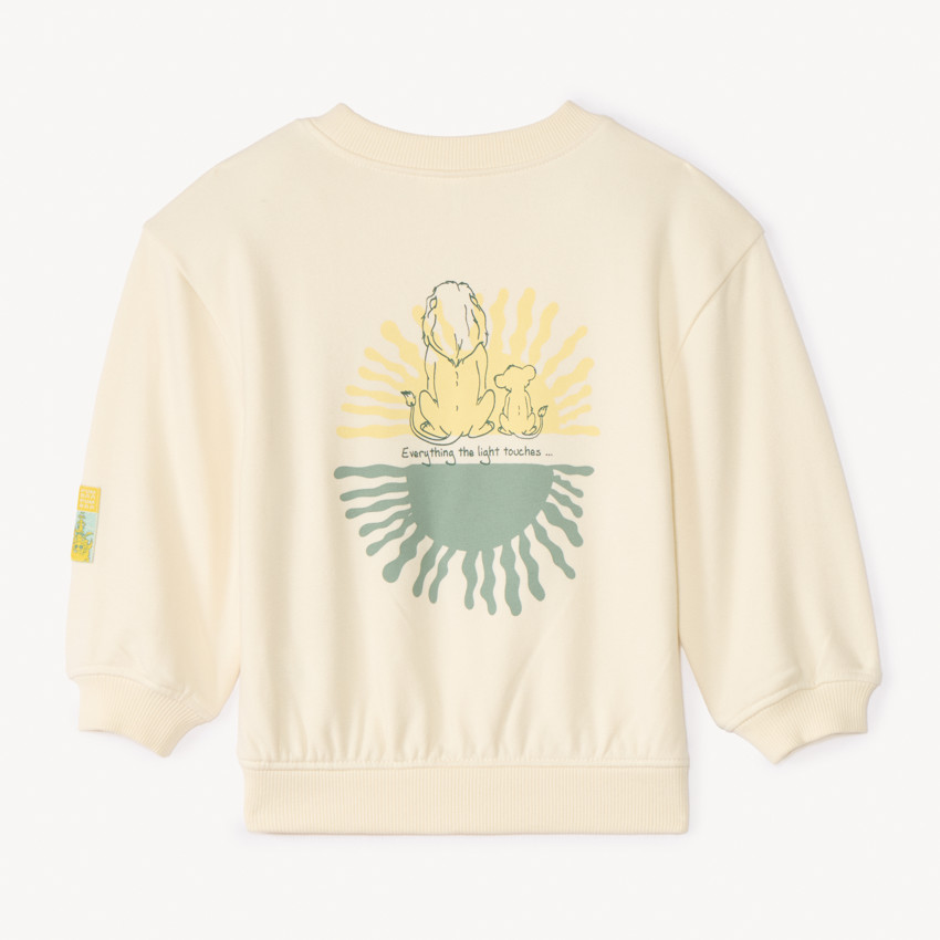 Sweat gebreid Simba Disney in reliëf voor jongensbaby 