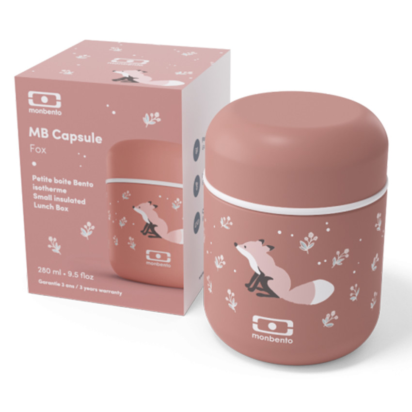 Isothermische Capsule Lunchbox 280ml Fox 