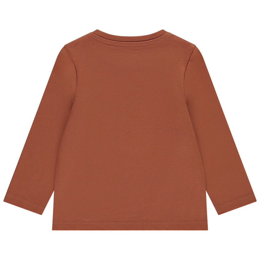 T-shirt manches longues patch animal pour bébé garçon 