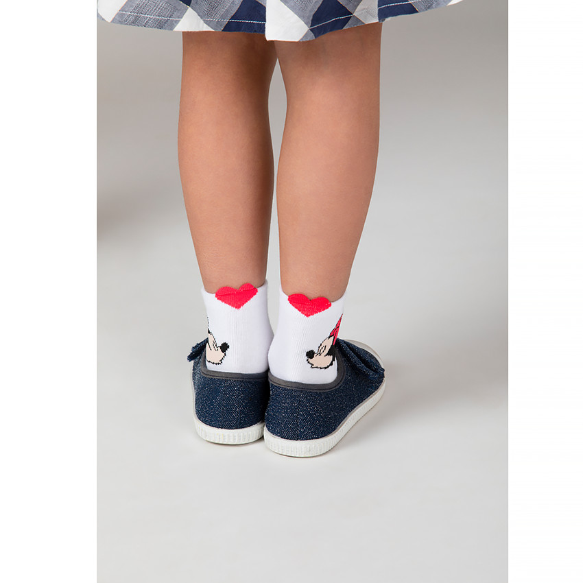Lot de 3 paires de chaussettes Minnie Disney pour fille 
