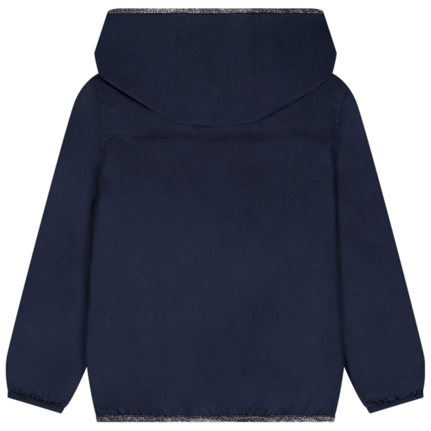 Windjack met bedrukte voering voor meisjes 