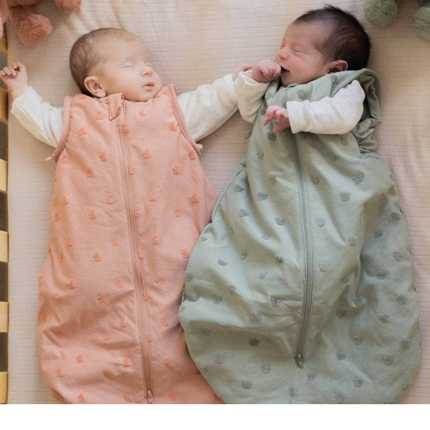 Slaapzak met afritsbare mouwen - Honey - Kleikleur - 0/6 M 