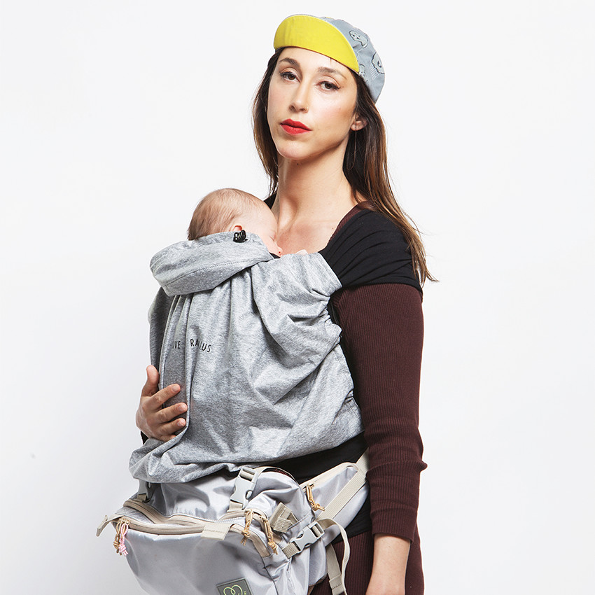 Luiertas multifunctioneel CaravanBag + Hip Seat Warm Silver 