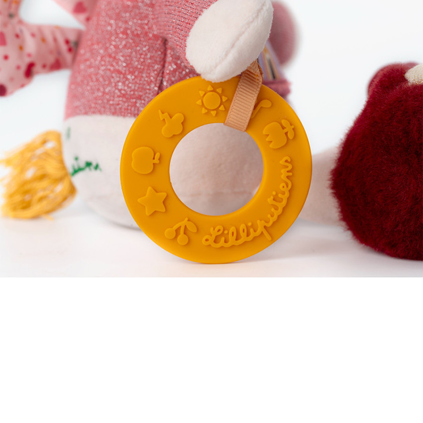 Peluche multi-activités avec anneau dentition Lena la Licorne 