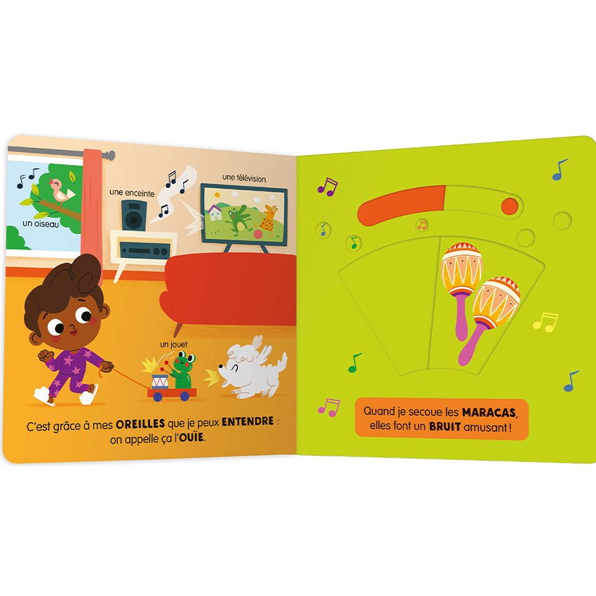 Livre premiers apprentissages "Les 5 sens" 