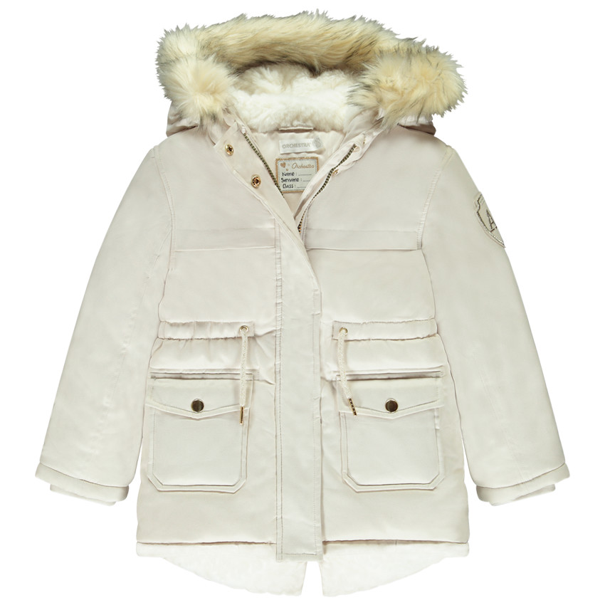 Grand Froid Manteau Orchestra Fille Ans Orchestra Doudoune Doublée Grand  Froid à Imprimé Floral Pour Bébé