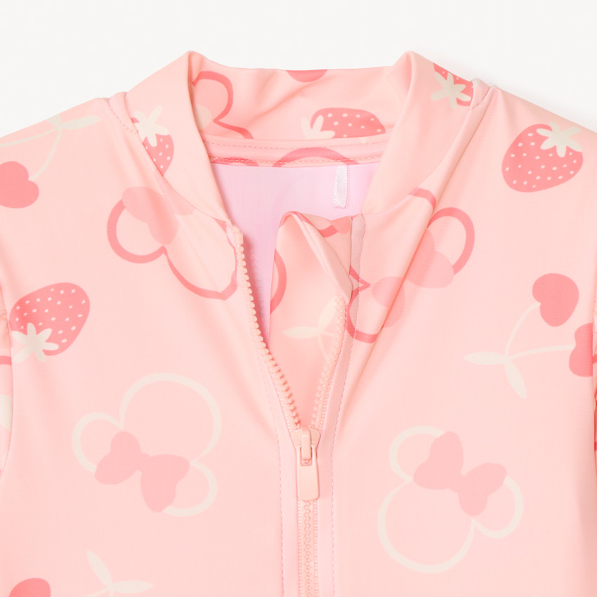 Combinaison de bain anti-UV Minnie Disney pour bébé fille 