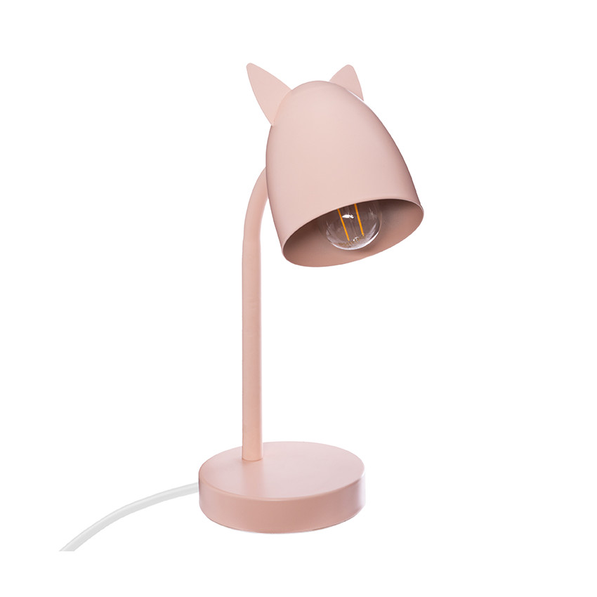 Lampe design à oreilles de chat - Rose  