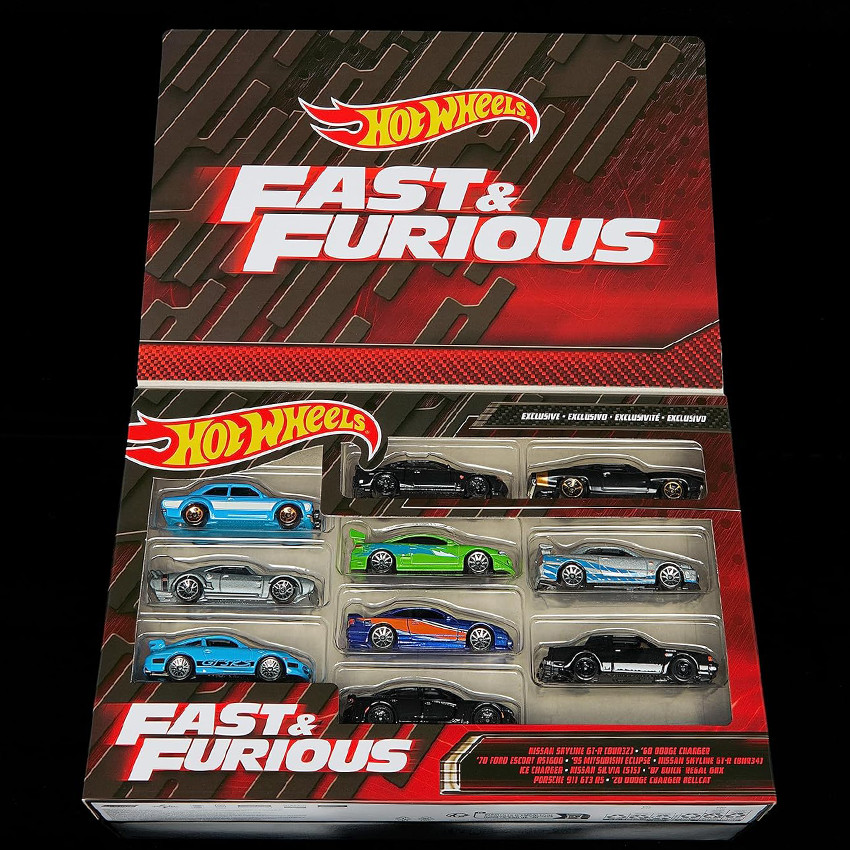 Coffret 10 Véhicule Fast & Furious 