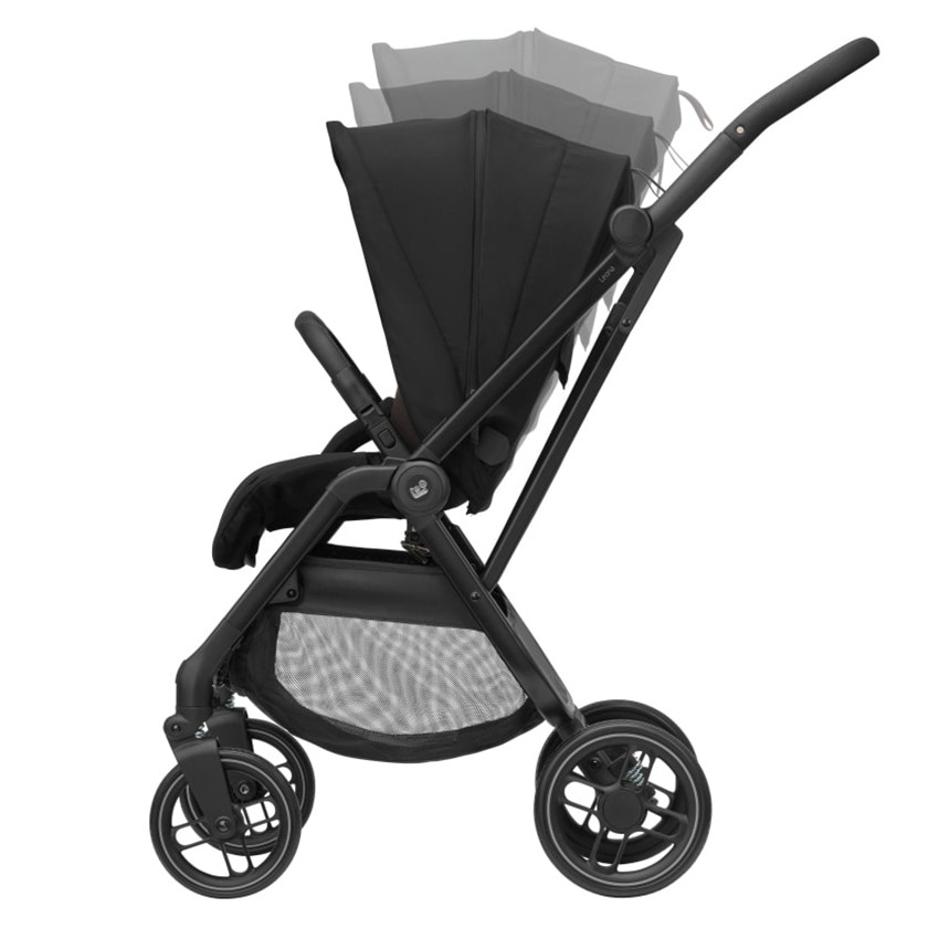 Poussette ultra-compacte Leona² twillic black 