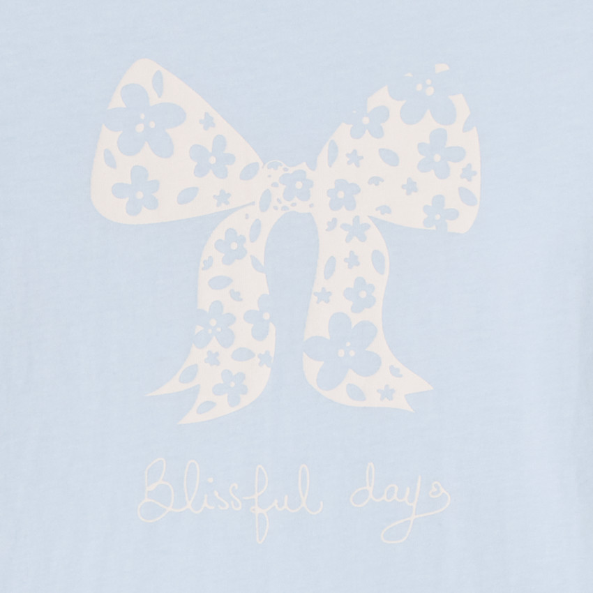 T-shirt manches longues printé pour fille 