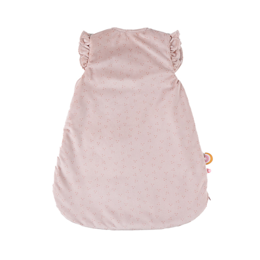 Gigoteuse sans manches en veloudoux 50 cm Libellule rose 