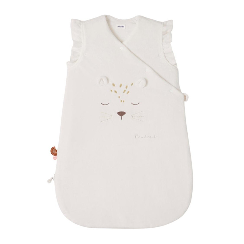 Slaapzak zonder mouwen 70 cm-Veloudoux-Kendi - Ecru 