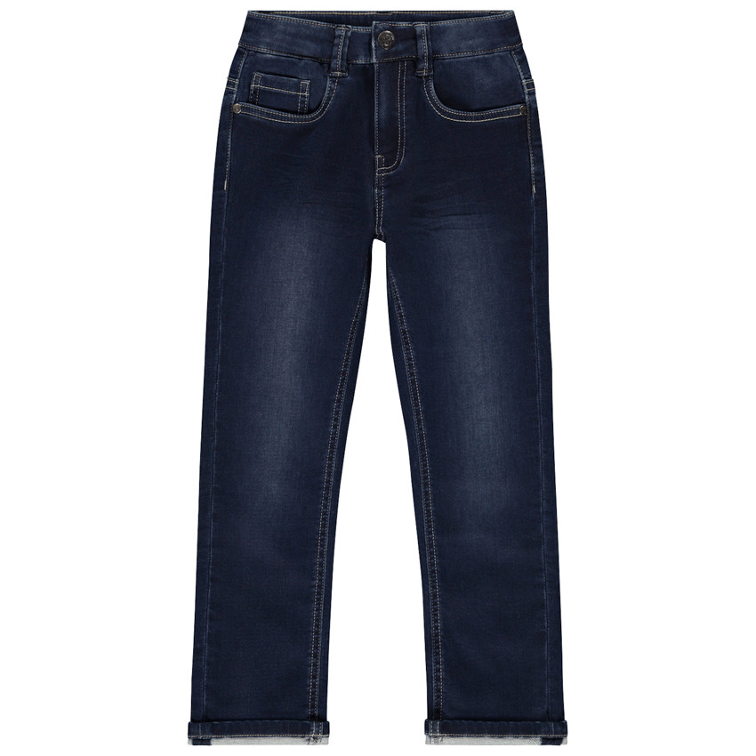 Jean straight à surpiqûres contrastées pour garçon 