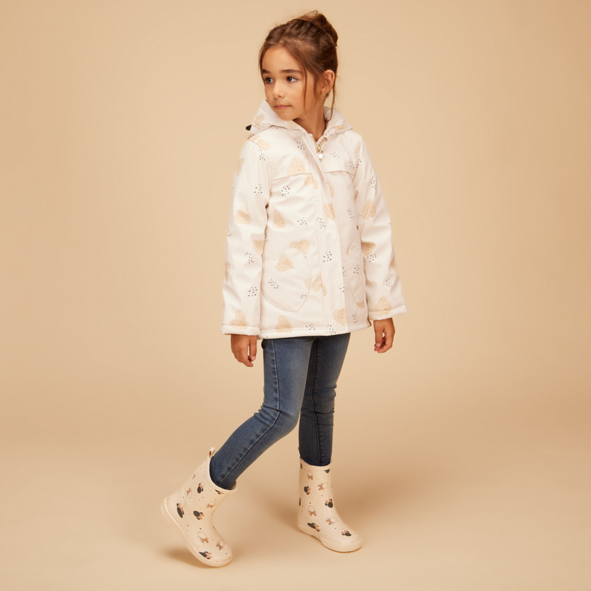 Bottes de pluie en caoutchouc imprimé Minnie Disney all-over pour fille 