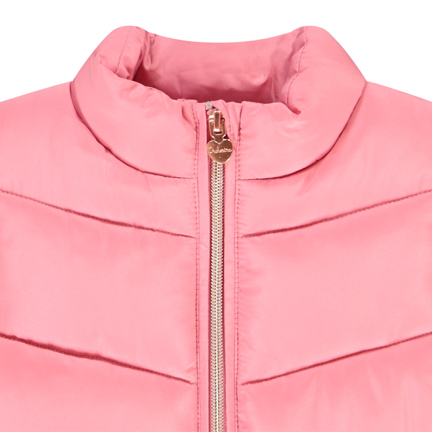 Bodywarmer met doorstikte look en voering van microfleece voor meisjes 