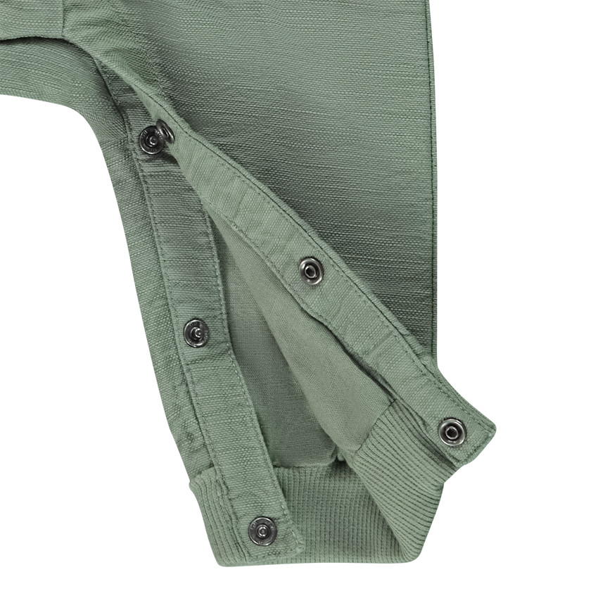 Salopette doublée met lange mouwen T-shirt voor baby jongens 