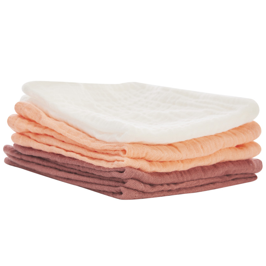 Set van 5 tetra handdoeken 25 x 25 cm 