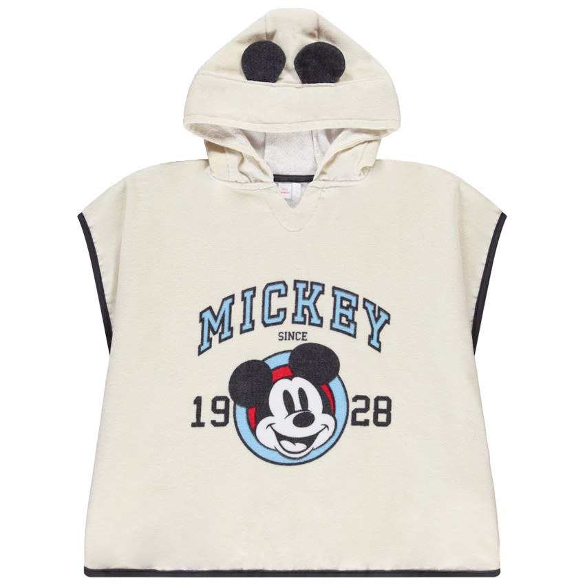 Badcape van badstof Mickey Disney voor jongens 